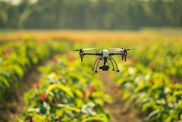 Drones Monitoring Farm